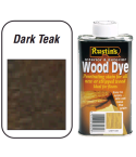 Rustins Wood Dye For Interior & Exterior - Dark Teak 1L