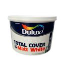 Dulux Total Cover Matt White Paint - 10L