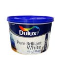Dulux Pure Brilliant White Vinyl Matt Paint - 10L