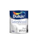Dulux Satinwood Paint - Pure White 750ml