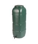 Slim Space Saver Green 100L Water Butt - With Lid & Tap