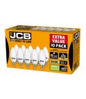 JCB 5W LED Candle SES Lightbulbs - Pack Of 10