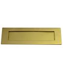 10" x 3" Polished Brass Victorian Letter Plate