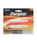 Energizer 120w 2pc 78mm Halogen Linear R7s Lightbulb