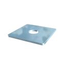 Timco 2pc BZP Square Plate Washers - M12 x 50 x 50 x 3mm