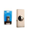 Byron Brushed Nickel Wired Bell Push