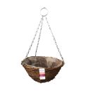 Blossom Rustic Hanging Basket Natural 12″