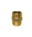 Brass Hex Nipple Pipe Connector - 1/2"