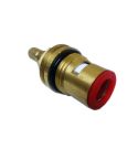 Brass Finish Hot Tap Threaded Spindle - 1/2"