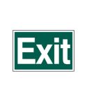 Exit (text only) - PVC Sign (300mm x 200mm)