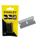 Stanley Single Edge Razor Blades - Pack Of 10