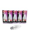 Eveready 25W Clear Candle Incandescent BC Lightbulbs - Pack Of 10