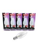 Eveready 25W Clear Candle Incandescent SBC Lightbulbs - Pack Of 10