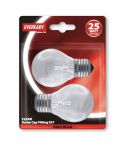 Eveready 25W Rough Service Golf Screw Cap Fitting E27/ ES - 2 Pack