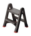 Curver 2 Tier Foldable Step-stool Grey 