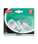 Eveready 25W Pygmy Small Bayonet Cap Fitting B15/ SBC Light Bulb - Pack of 2