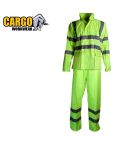 Cargo Yellow Hi Vis Two Piece Rainsuit - L