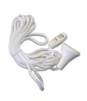 White Pull Cord for Ceiling Switches - 1.5m  