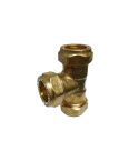 Brass 318 Equal Tee Pipe Fitting - 3/4"