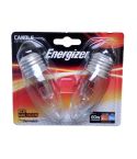Energizer 48w Eco Halogen Clear Candle ES / E27 Light Bulb - Pack Of 2