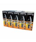 Duracell 60W Incandescent Clear Candle SBC / B15 Lightbulb - Pack Of 10