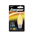Energizer 2.4w Filament LED Clear Candle B22 Lightbulb