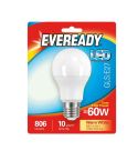 Eveready 9.6W LED Frosted GLS E27 Lightbulb