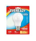 Eveready 5.5W LED Frosted GLS B22 Lightbulb