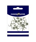 Powermaster 20pc 14-20mm Round Cable Clips