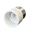 E27- E14 White Lampholder Adaptor