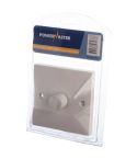 1 Gang 1 Way 400w Dimmer Switch - White