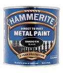Hammerite Direct To Rust Metal Paint - Smooth Black 2.5L