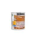 Ronseal Interior Varnish - Satin Light Oak 250ml