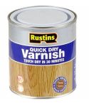 Quick Dry Coloured Varnish 250ml - Teak  