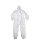 White Dust Zip-Up Coverall - Large