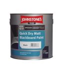 Johnstones Quick Dry Matt Blackboard Paint Black 1lt