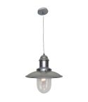 30cm Silver Fisherman's Lamp with Suspension Fitting