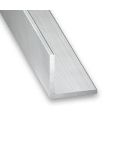 Raw Aluminium Equal Corner Profile - 10mm x 10mm x 1m