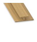 Oak PVC Connecting Profile for Panel - 22mm x 3.5mm x 1m