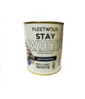 Fleetwood Stay White Satinwood Paint - Brilliant White 750ml