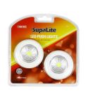 SupaLite Twin Pack LED Push Light
