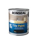Ronseal One Coat Tile Paint - Black Satin 750ml