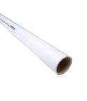 White PVC Plumbing Pipe - 40mm x 1m