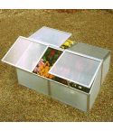 Halls Aluminium / Polypropylene Cold Frame - 4 x 3'