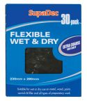SupaDec Flexible Wet & Dry Paper Fine 400 Grade Pack 30
