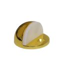 Amig Gold Door Stop With White Rubber - 45mm