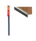 Seal N Save Bottom Of The Door Draught Excluder - PVC White Brush Seal