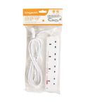 4 Way Surge Protected Extension Lead With 2M Cable