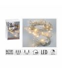 50 LED Christmas Warm White Naked Wire - 5m 