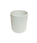 White Plastic Solvent Weld Waste Pipe Coupler - 50mm